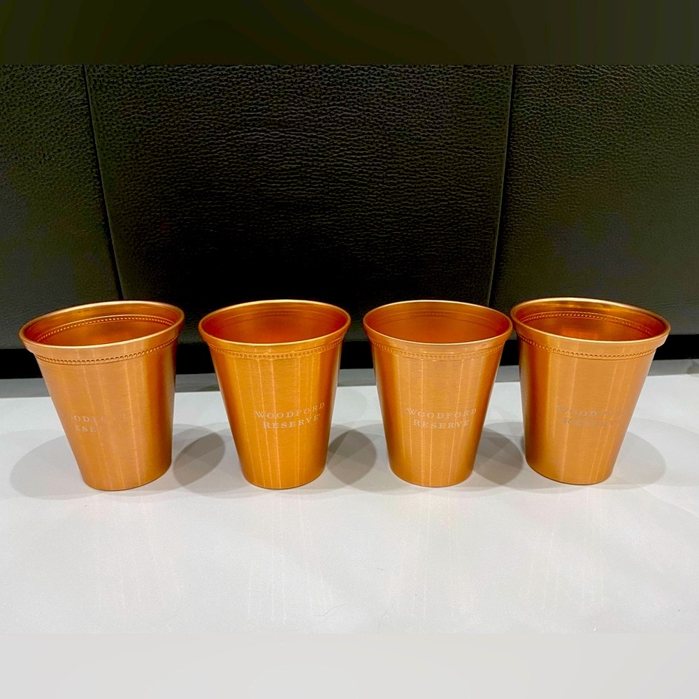 Woodford Reserve Copper Cups SET OF 4 cups